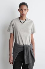 Short-Sleeve Top Gray