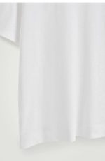Cotton Round-Neck T-Shirt White - Image 4
