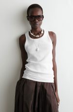 Round-Neck Camisole White
