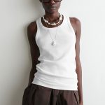 Round-Neck Camisole White