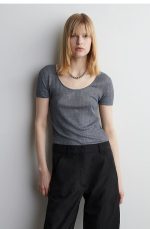 Knitted Slim T-Shirt