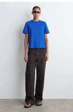 Round-Neck T-Shirt Blue - Image 2