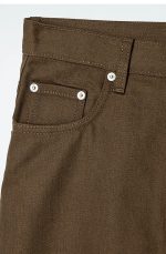 Standard Barrel Mid-waist Denim Brown - Image 4