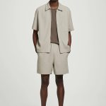 Knitted Shorts Beige