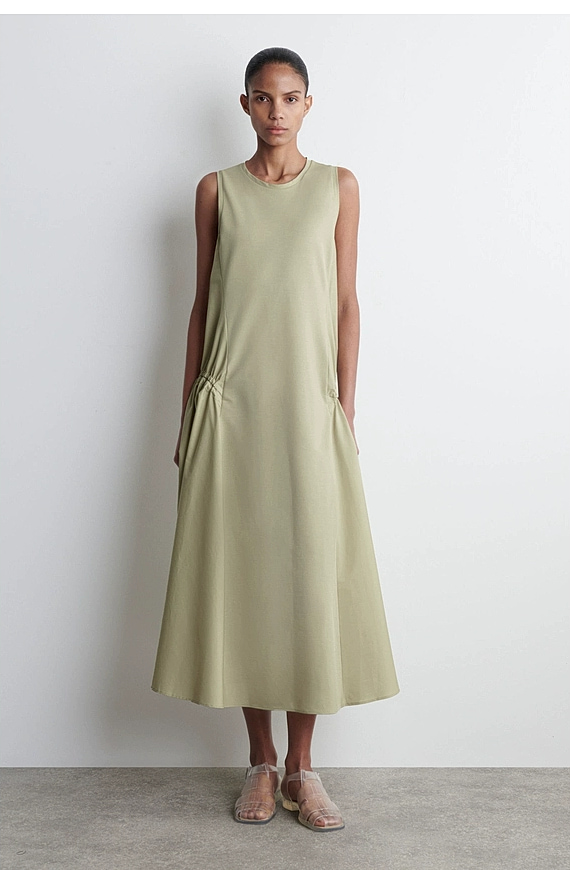 O1CN018054SV1u7vt2zxIEW_!!4611686018427380567-0-item_pic Pleated Dress Green - Image 1