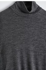 Wool Turtleneck Pullover Gray - Image 5