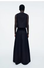 Linen Vest Navy - Image 3