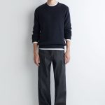 Denim Straight Pants