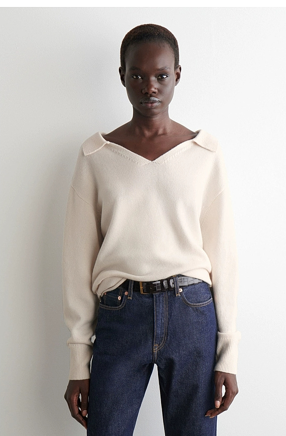 O1CN018W5hNk1u7vulSdxrz_!!4611686018427380567-0-item_pic Standard Polo-collar Merino Wool Knitwear - Image 1