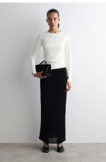 Knitted Round-Neck Top - Image 2