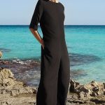 Silk Jumpsuit Black