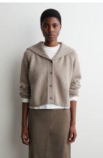 Wool Cardigan Beige