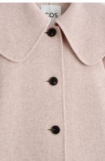 Wool Collared Jacket Pink - Image 5