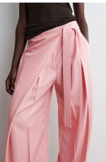 Lace-Up Trousers Pink - Image 2