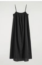 Linen Pleated Dress - Image 4