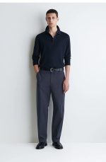 Cotton Straight Pants