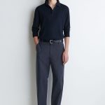 Cotton Straight Pants