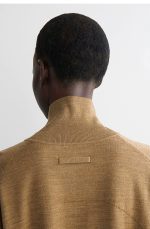 Wool Collared Sweater Brown - Image 2