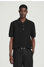 Knitted Polo Black