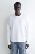 Knitted Long-Sleeve T-Shirt