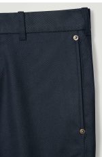 Straight Trousers Navy - Image 4