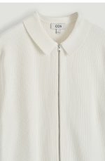 Loose Waffle Cotton Zipper Knitted - Image 5