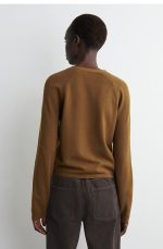 Cotton V-Neck Cardigan - Image 3