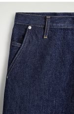 Oversized Wide-leg Denim Dark Blue - Image 5