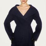 Wool Oversized Coat Blue