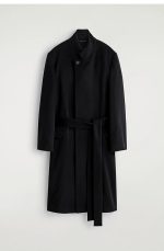 Wool Coat Black - Image 3