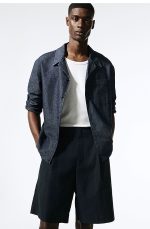 Cotton Shorts Navy - Image 2