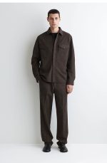 Wool Shirt Brown - Image 2