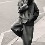 Wool Barrel Parka Gray