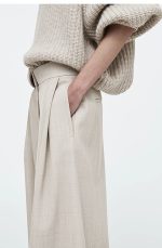 Wool Wide-Leg Pants - Image 2