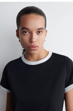 Round-Neck T-Shirt Navy - Image 3