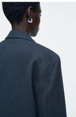 Denim Oversized Jacket Blue - Image 2