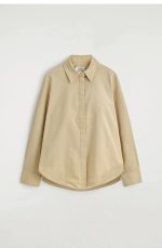 Cotton Shirt Beige - Image 4