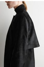 Leather Coat Black - Image 2