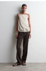 Pleated Camisole Beige - Image 2