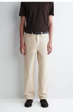 Denim Straight Trousers - Image 2
