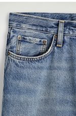 Denim Straight Trousers - Image 5