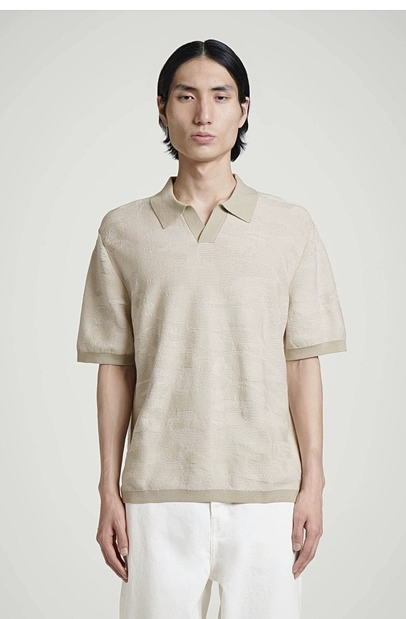 O1CN01DYKN8T1u7vtCaIKzd_!!4611686018427380567-0-item_pic Cotton Polo Beige - Image 1