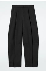 Wide-Leg Trousers Black - Image 3