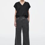 Denim Drawstring Pants