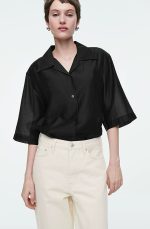 Standard Tapered High Waist Cropped Denim - Image 3