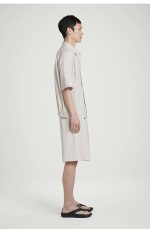 Cotton Shorts Beige - Image 2