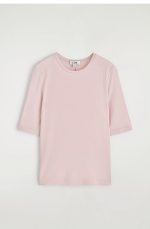 Round-Neck T-Shirt Pink - Image 4