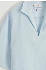 Linen Shirt Blue - Image 4