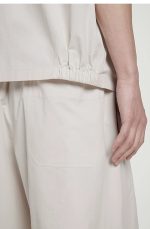 Cotton Shorts Beige - Image 3