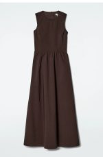 Cotton Dress Brown - Image 4